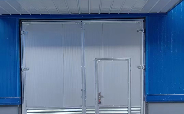 工业园区工业推拉门吊轨安装方法